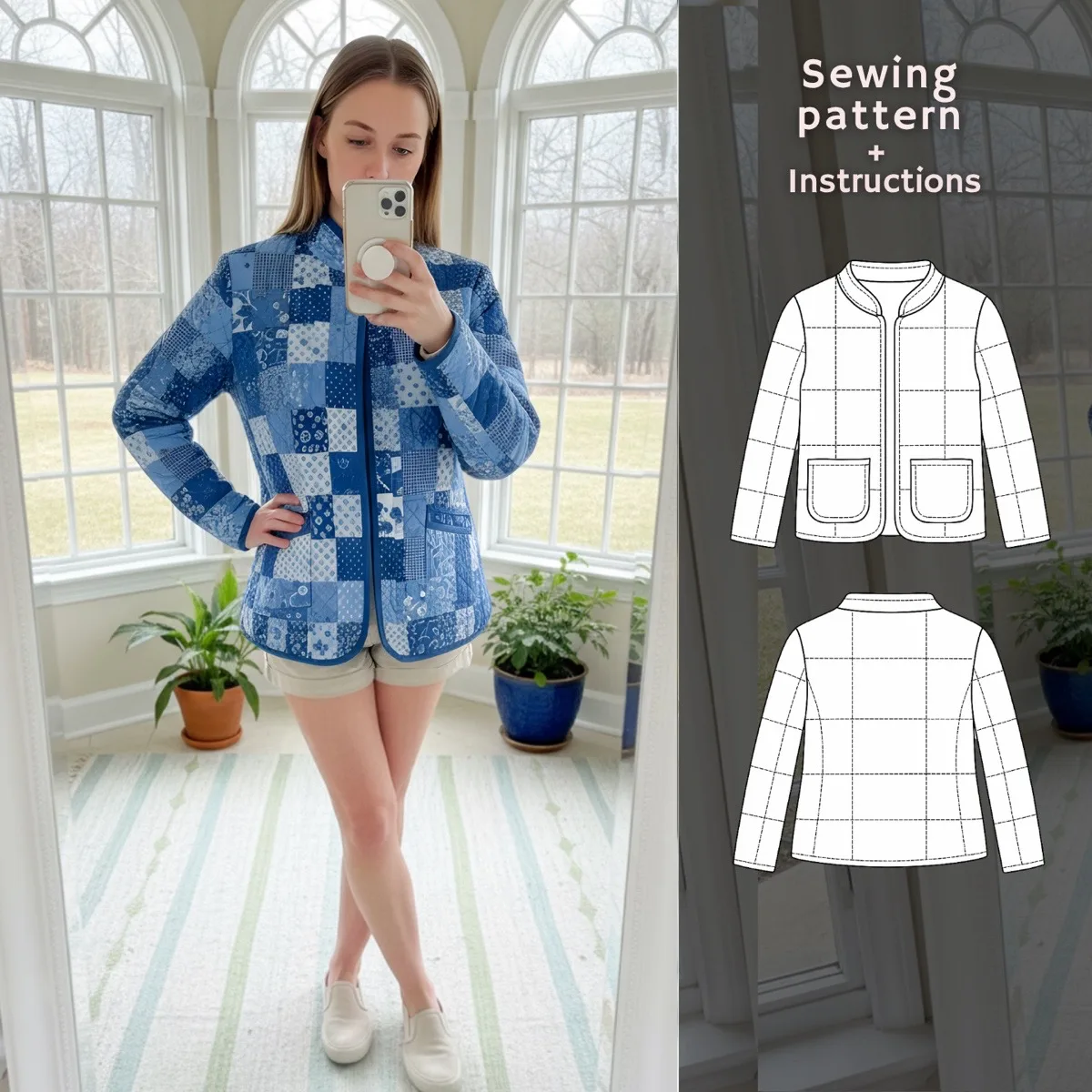 Quilted Jacket view 2